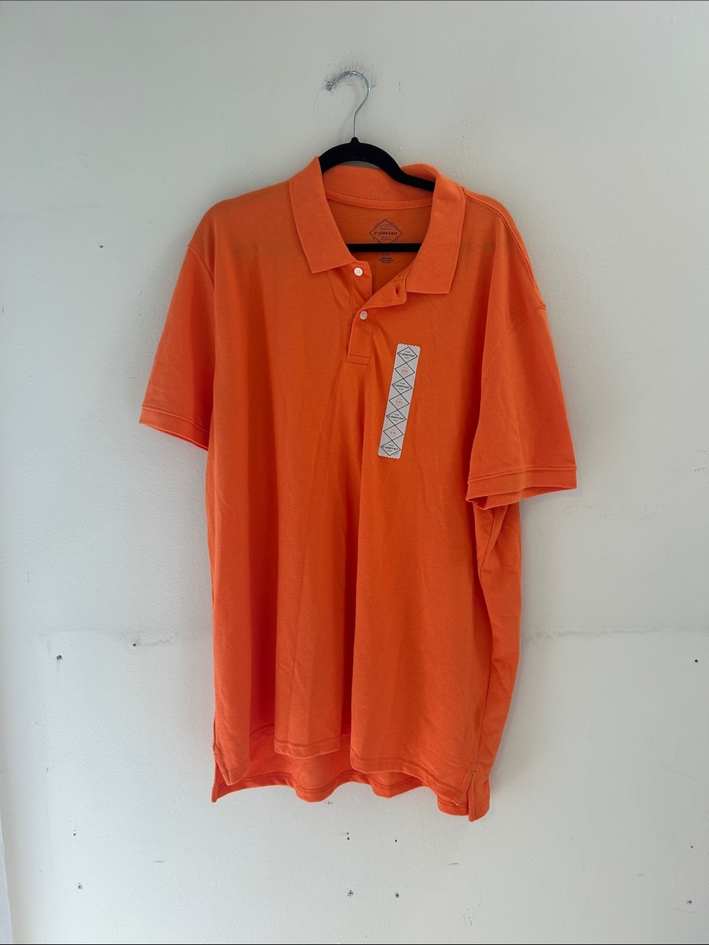 St. John's Bay Orange Short Sleeve Polo